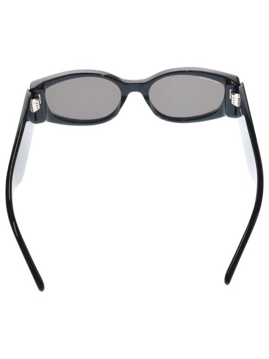 Balenciaga Asian Fit 001 Oval Sunglasses 56 Black Eyewear main image 6